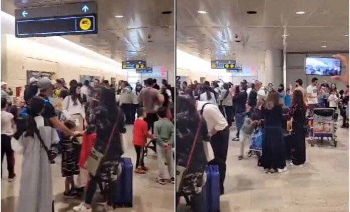 Cantando “Cielito Lindo”, los mexicanos alegran sus corazones en aeropuerto de Tel Aviv previo a ser repatriados