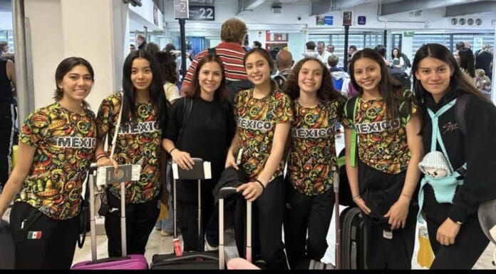 Selección Mexicana de Gimnasia Rítmica regresa a México