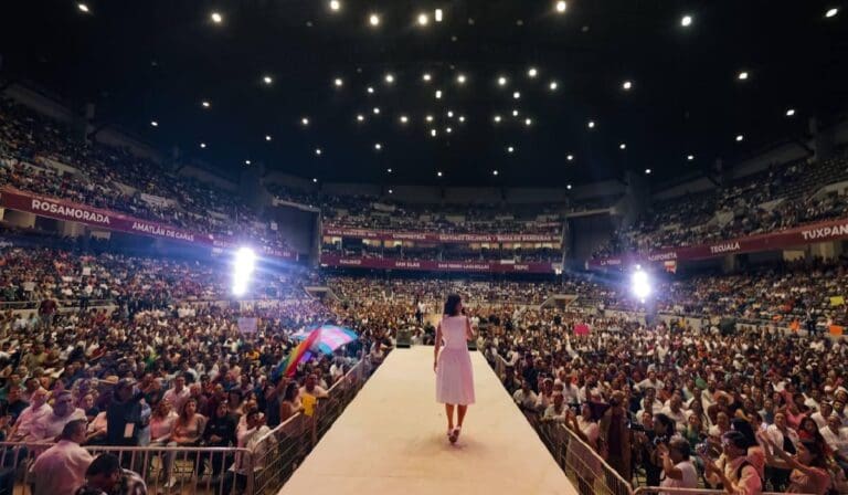 "Vamos a ir a construir la segunda parte de la Cuarta Transformación": Claudia Sheinbaum suma liderazgos políticos y sociales en Nayarit