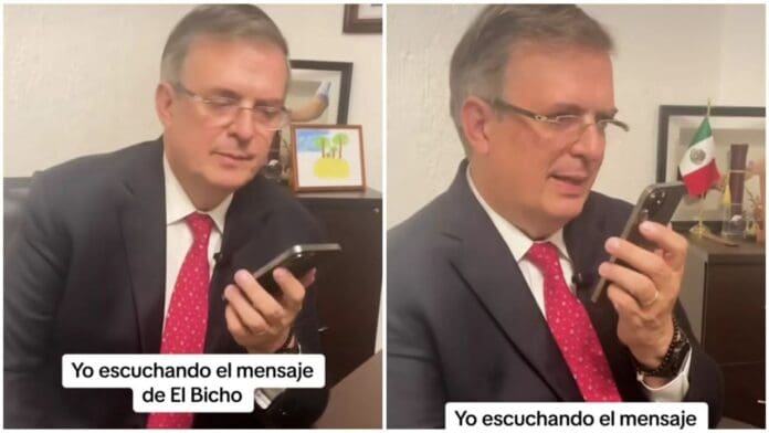 Marcelo Ebrard se motiva con audios de CR7