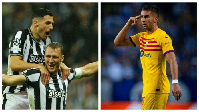 Champions League: Newcastle golea al PSG; Barça gana por la mínima, resultados