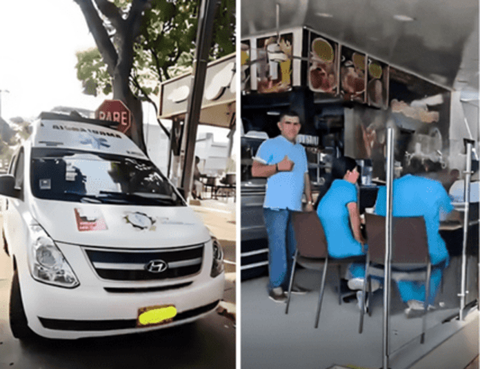 Personal médico dejó a una paciente en la ambulancia y se fue a desayunar