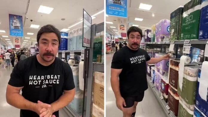 Se vuelve viral el sistema de los supermercados de Corea para vender papel higiénico