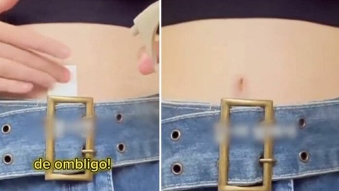 Nueva moda: Venden ombligos falsos para simular más altura