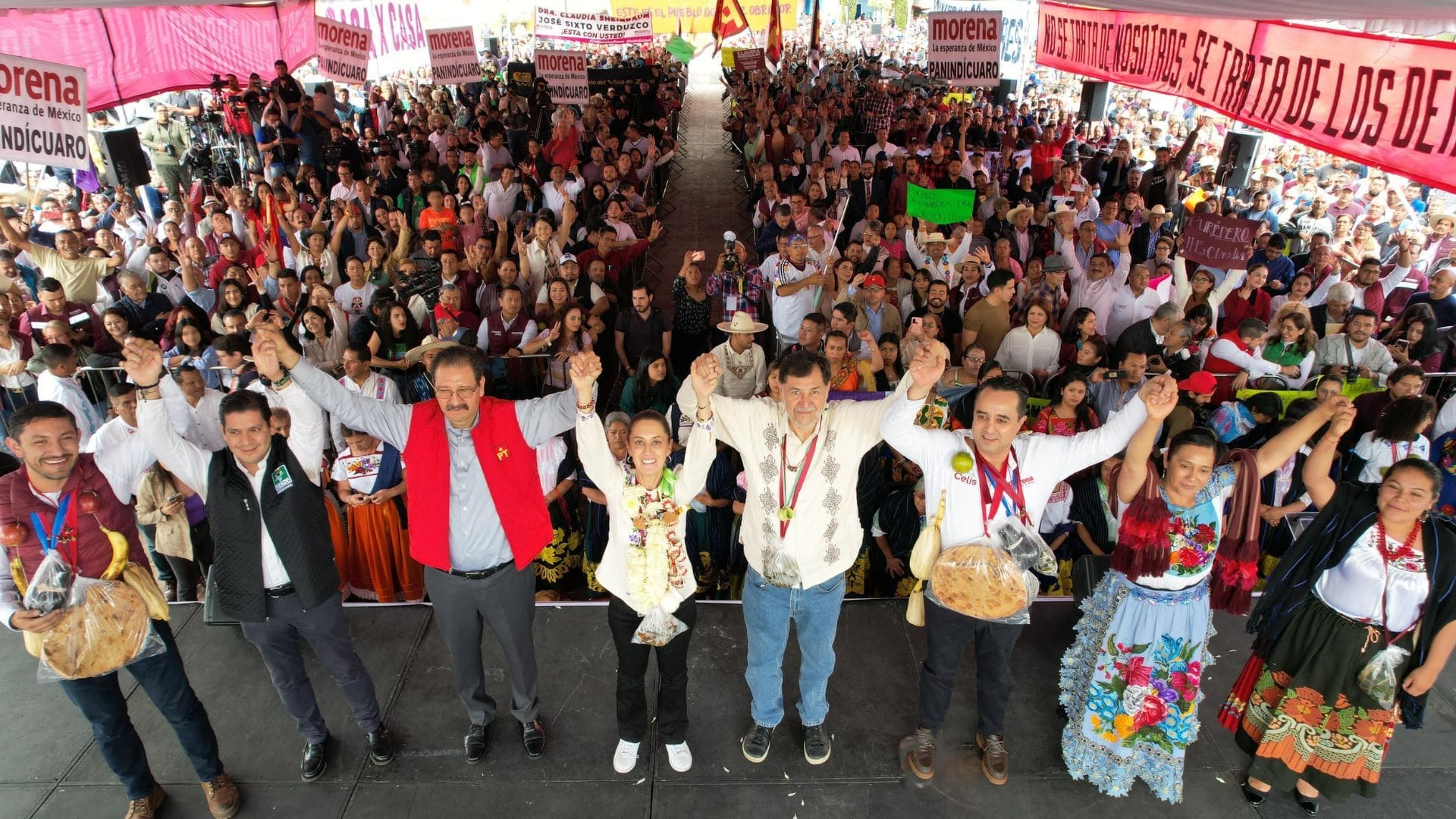 No se trata de nosotros…Se trata del pueblo: Claudia Sheinbaum llama a construir el segundo piso de la 4T junto al pueblo de Zacapu, Michoacán