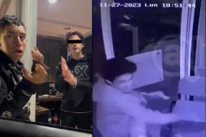 Despiden a guardia de seguridad brutalmente agredido por un junior en Puebla