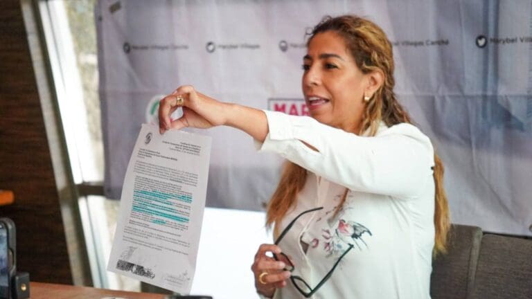 Pese al "fuego amigo" y a que otros partidos se han acercado, Marybel Villegas es fiel a AMLO y la 4T