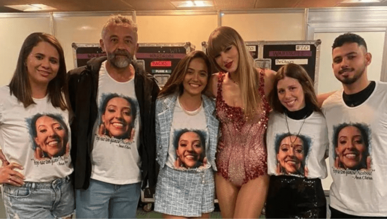 Taylor Swift se reúne con la familia de Ana Clara Benavides, la fan que falleció en el primer show de la cantante en Río de Janeiro