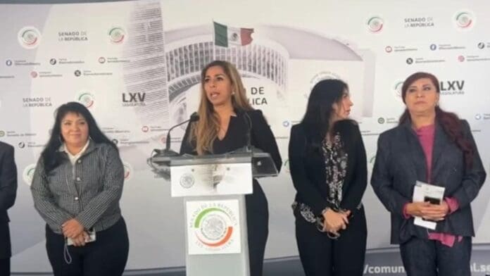 La senadora Marybel Villegas denunció que la campaña negra en su contra estaría siendo financiada con recursos públicos.