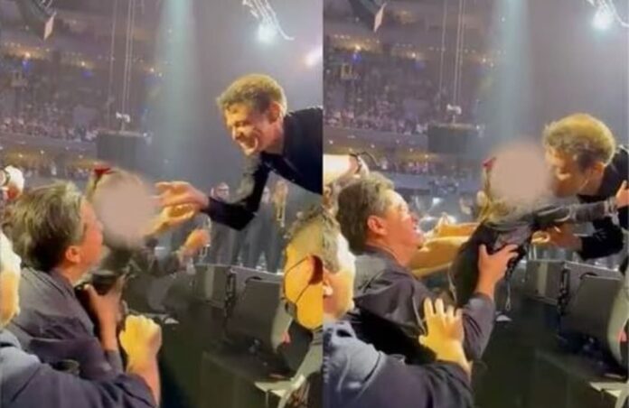 Luis Miguel besó a una niña en concierto