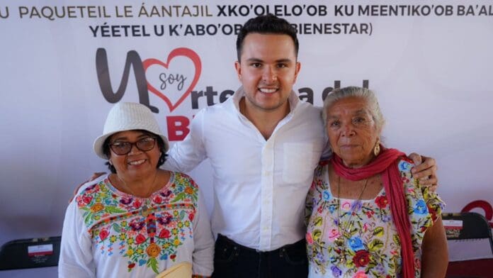 Tienen familias quintanarroenses, seguridad social con los Programas del Bienestar: Pablo Bustamante