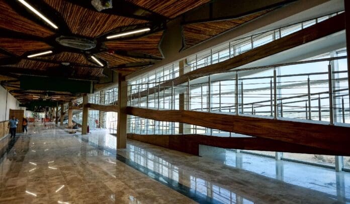 Todo está prácticamente listo para la inauguración del aeropuerto de Tulum el próximo primero de diciembre.