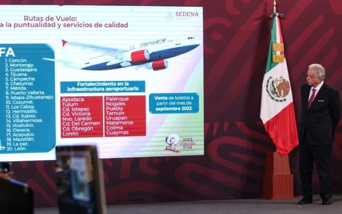Mexicana de Aviación comenzará a volar el 26 de diciembre AMLO