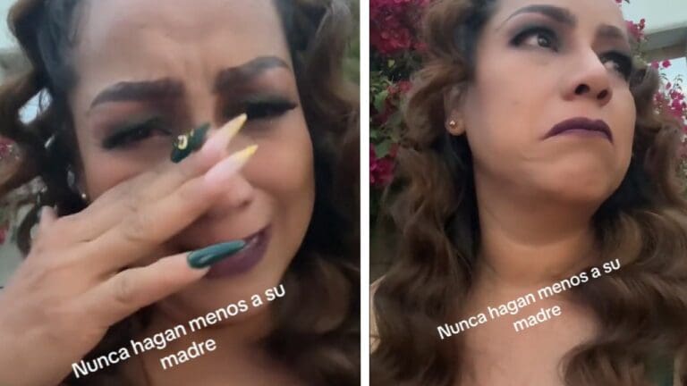 Video: Madre rompe en llanto porque su nuera no la dejó entregar a su hijo en el altar