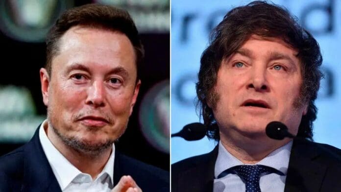 Elon Musk celebró el triunfo de Javier Milei