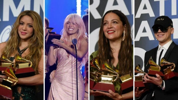 Lista completa de ganadores del Latin Grammy 2023
