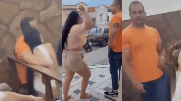 Mujer encuentra a su esposo en una iglesia con su amante en plena misa
