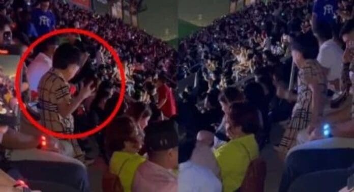 Niño se vuelve viral por su emocionante forma de bailar y cantar en concierto de Peso Pluma