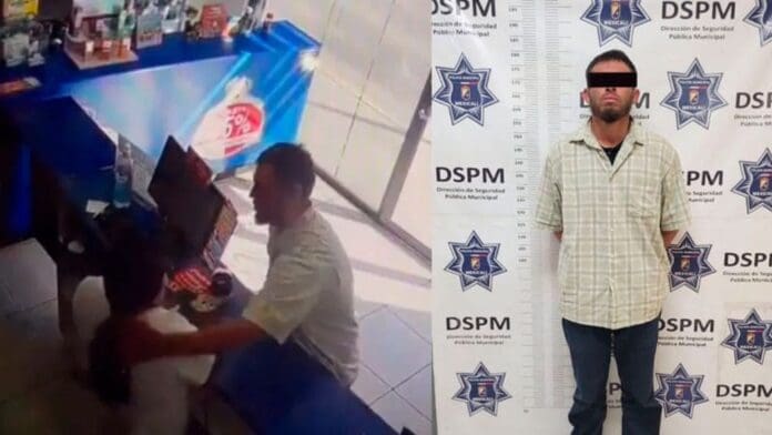 Un hombre intentó abusar de una empleada de Farmacias Similares y lo detienen en Mexicali