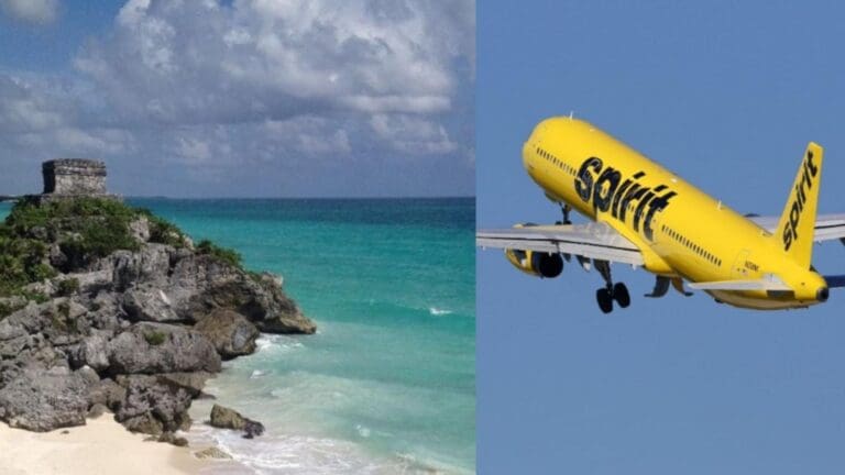 Spirit, aerolínea norteamericana ya anunció vuelos al aeropuerto de Tulum a partir del mez de marzo del próximo año.
