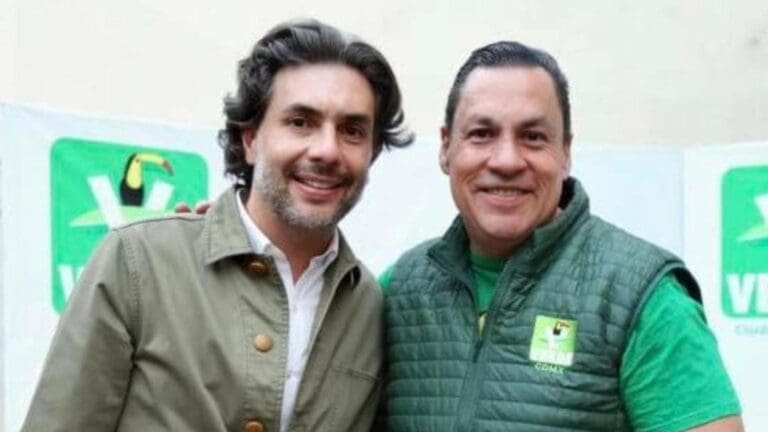 Jesús Sesma y René Vivanco, destacados personajes del Partido Verde, apoyan a García Harfuch para que sea candidato en Cdmx.