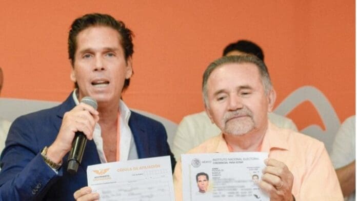 El actor y empresario Roberto Palazuelos ya es militante de Movimiento Ciudadano. Ahora busca ser candidato al Senado.