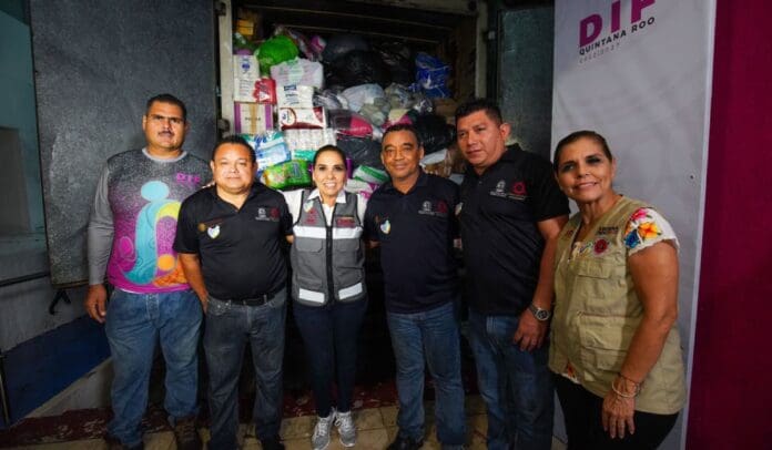 Llega a Guerrero ayuda humanitaria de Quintana Roo