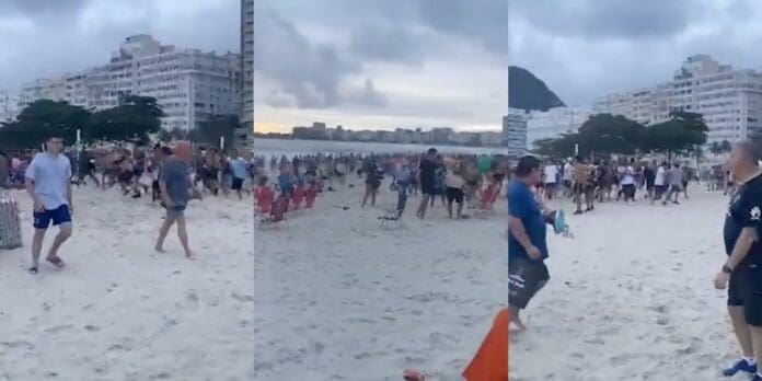 Hinchas de Fluminense atacan a los de Boca y se armó una batalla campal previo a la final de la Copa Libertadores