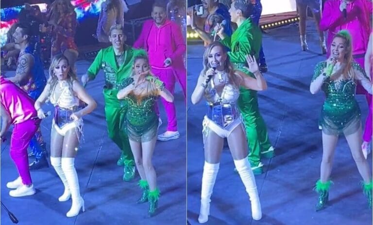 VIDEO Tunden a María Karunna y artistas del 90’s Pop Tour por falta de entusiasmo y coordinación