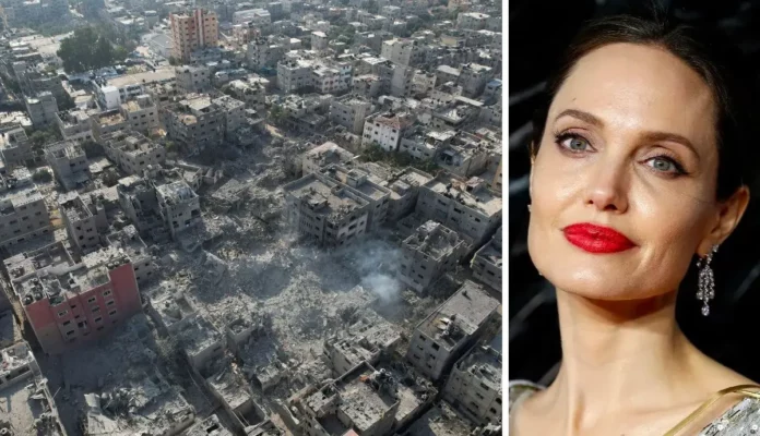 Angelina Jolie denuncia que Gaza es una fosa común y los líderes mundiales son cómplices