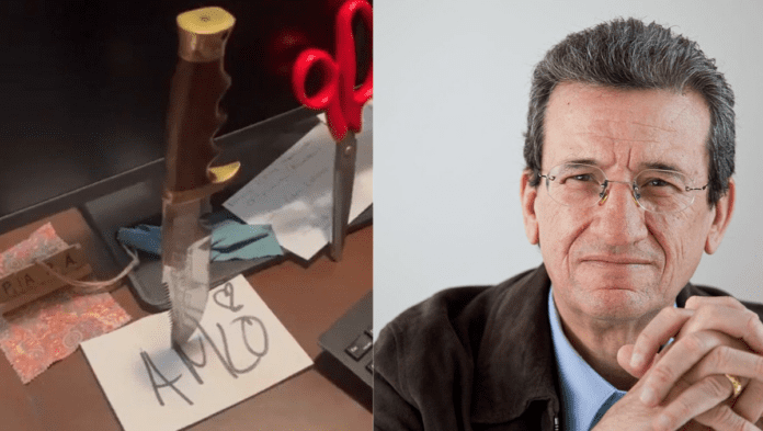 VIDEO: Allanan casa de Rafael Loret de Mola y dejan mensaje 