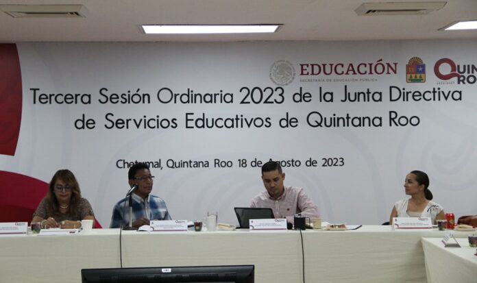 Realiza la SEQ la Tercera Sesión Ordinaria de la Junta Directiva de los Servicios Educativos de Quintana Roo