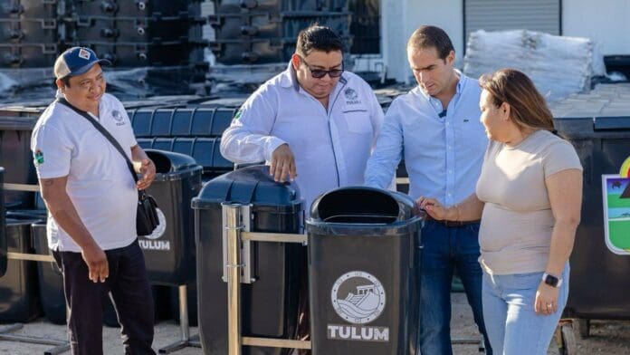 Tulum refuerza su sistema de acopio de basura con 750 contenedores nuevos