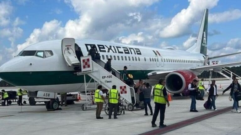 Quintana Roo sigue celebrando la llegada del primer vuelo de Mexicana a Tulum