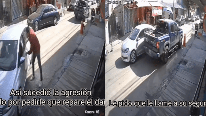 Video: Denuncian a director de PMD Asesores por chocar auto y golpear a conductor