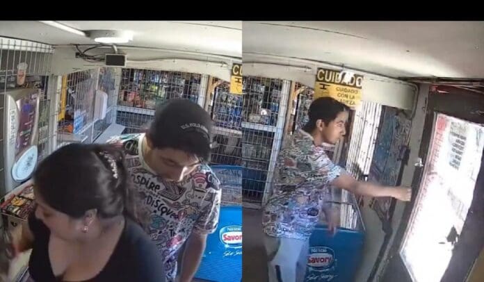 Mujer enfrenta a acosador, lo encierra en su negocio y sale a pedir ayuda