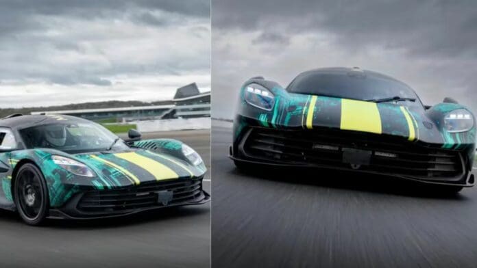 Revelan imágenes de Vahalla, el primer automóvil enchufable de Aston Martin