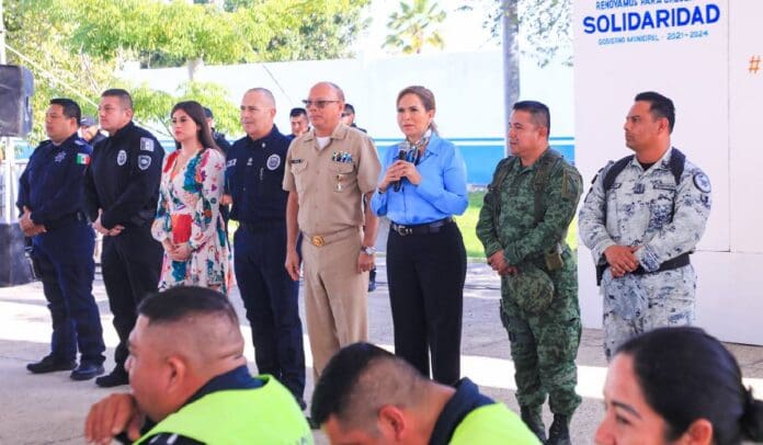 Lili Campos reconoce el papel fundamental de elementos policíacos en la renovación