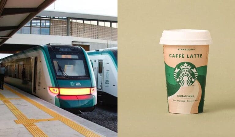 Precios fifis: Cuesta casi el doble un café con leche en el Tren Maya que en Starbucks