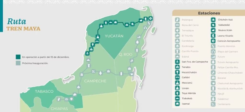 Arranca primer viaje con turistas en el Tren Maya