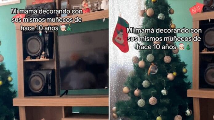 VIDEO: Mujer se hace viral por decorar su casa de Navidad con muñeco de nieve 