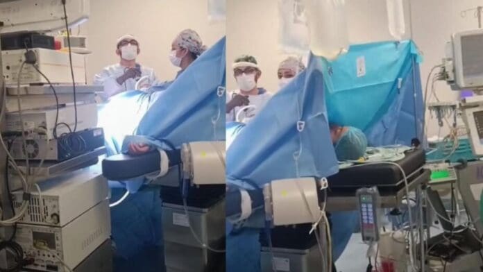 Médicos viven sismo en la CDMX durante una cirugía