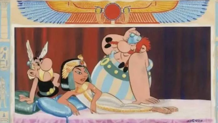 Un dibujo original del ilustrador Albert Uderzo, saldrá a la venta aunque se trata de una pieza robada