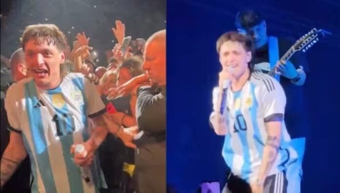 Peso Pluma habla mal de México en un concierto en Argentina