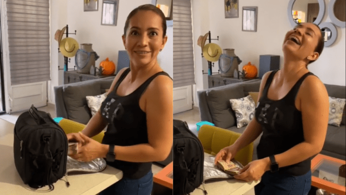 Video: Esposo sorprende a su mujer con un aguinaldo por prepararle el lunch todo el año