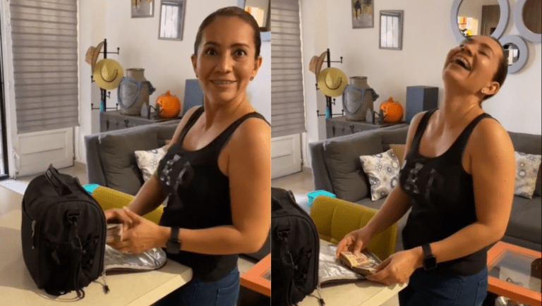 Video: Esposo sorprende a su mujer con un aguinaldo por prepararle el lunch todo el año