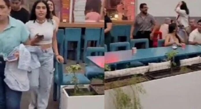 Un grupo de jóvenes se van sin pagar en pizzería porque querían dividir la cuenta entre 30 personas