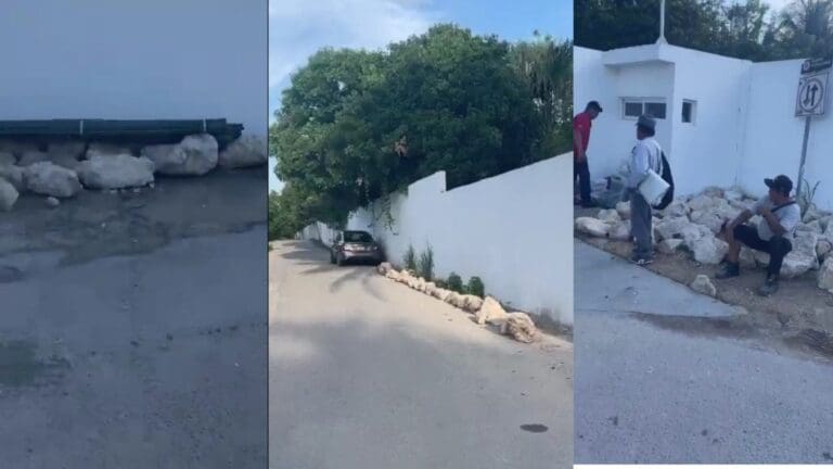 VIDEO: Señalan al hotel The Fives de apoderarse de acceso público a la playa de Xcalacoco, en Playa del Carmen