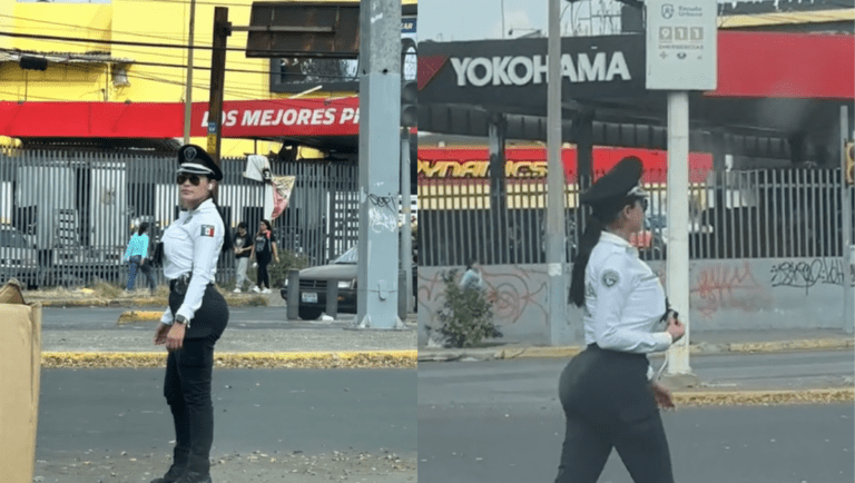 Video: Policía de tránsito 'enamora' a los internautas por su belleza
