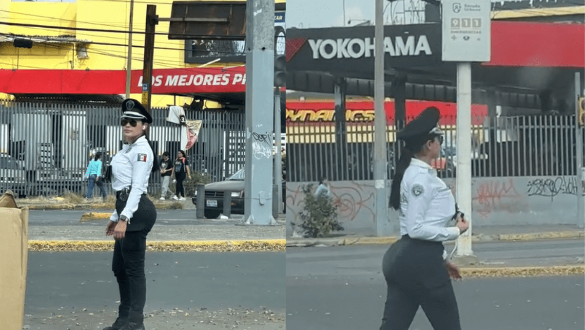 Video: Policía de tránsito 'enamora' a los internautas por su belleza